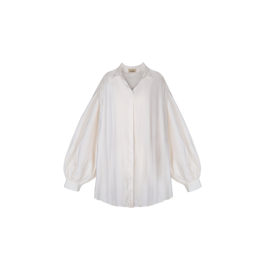 MERMAIDSTUDIO - SUNSCAPE BLOUSES เชิ้ตโบโฮผ้าบางสบายทรงโอเวอร์ไซส์ #8088