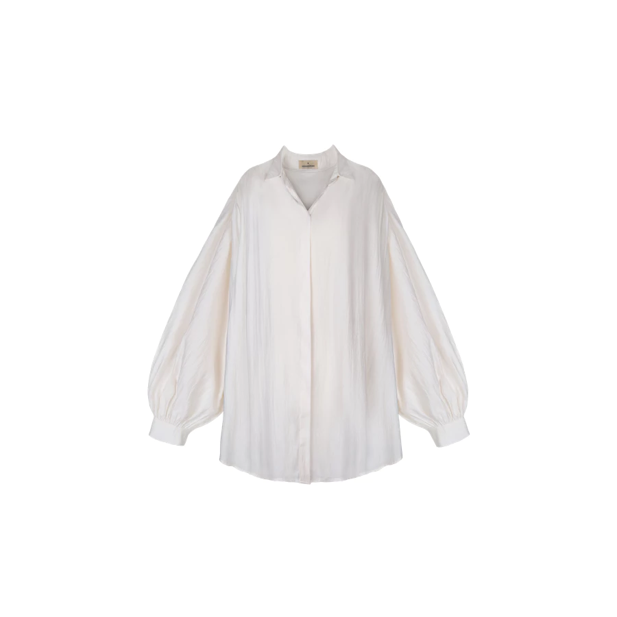 MERMAIDSTUDIO - SUNSCAPE BLOUSES เชิ้ตโบโฮผ้าบางสบายทรงโอเวอร์ไซส์ #8088
