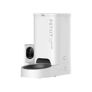 PETKIT Yumshare Solo 2 And YumShare Dual-hopper with Camera รุ่น 2 (Global Version) White เครื่องให้อาหารอัตโนมัติ