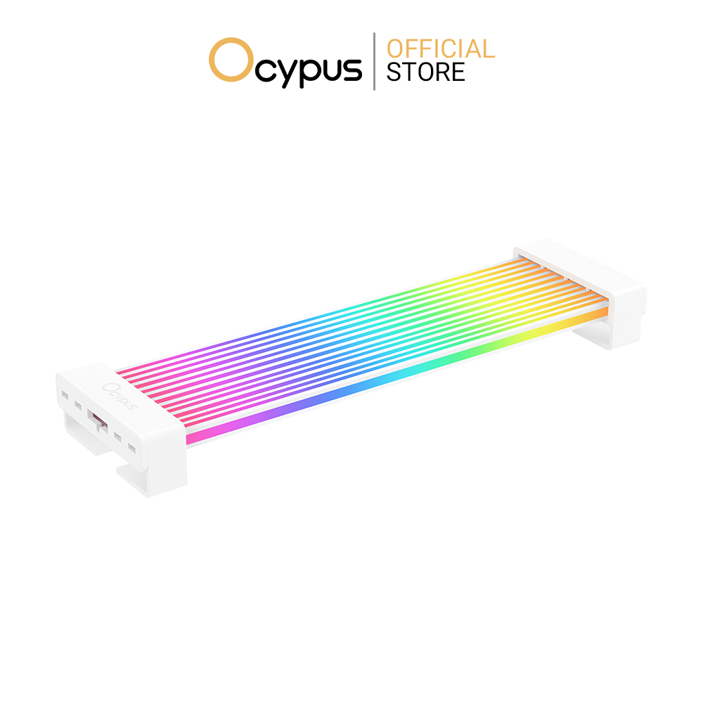 OCYPUS DELTA EK24 WHITE ARGB (Mod Computer / สายไฟตกแต่งเคสคอมพิวเตอร์)