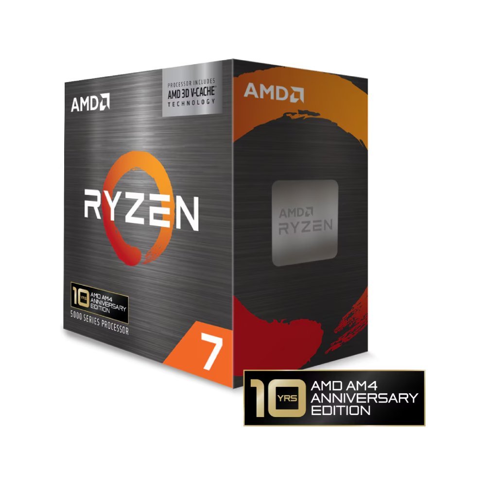 AMD CPU Ryzen 7 5800X3D 8 Core 16 Threads 3.40 GHz AM4 Without Cooler (ซีพียู)