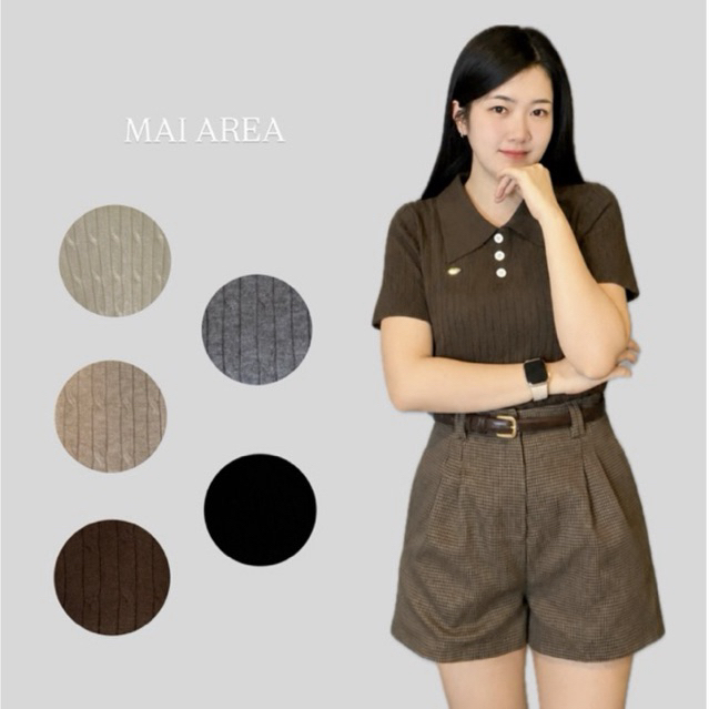 ✿MAI AREA✿ 132 เสื้อผ้านิ่มลอนเปียไหมพรมน่ารัก