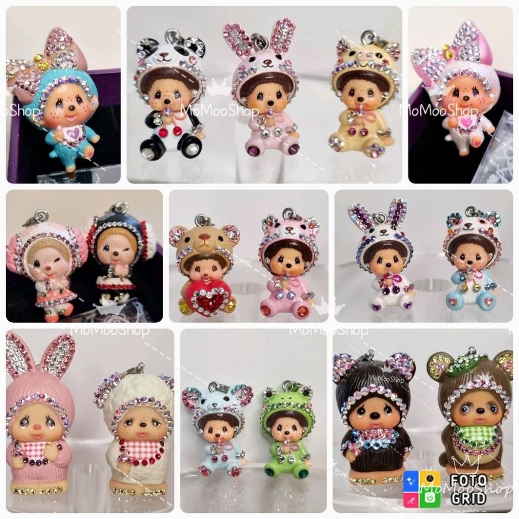 (✨️แท้💯/ส่งไว🌈) รวมสินค้า Monchhichi x Swarovski💎จี้ สร้อยคอ ข้อมือ เครื่องประดับ💝💝