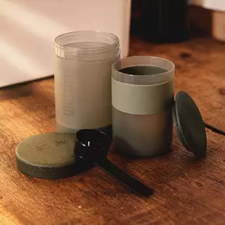 Wacaco Prestina เครื่องชงกาแฟแบบกดพกพา พร้อมแก้วและฟิลเตอร์สเตนเลส 240 ml ไม่ใช้กระดาษกรอง