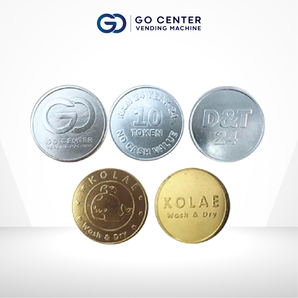 Go Center - Token เหรียญโทเคน ใช้กับเครื่องแลกเหรียญ