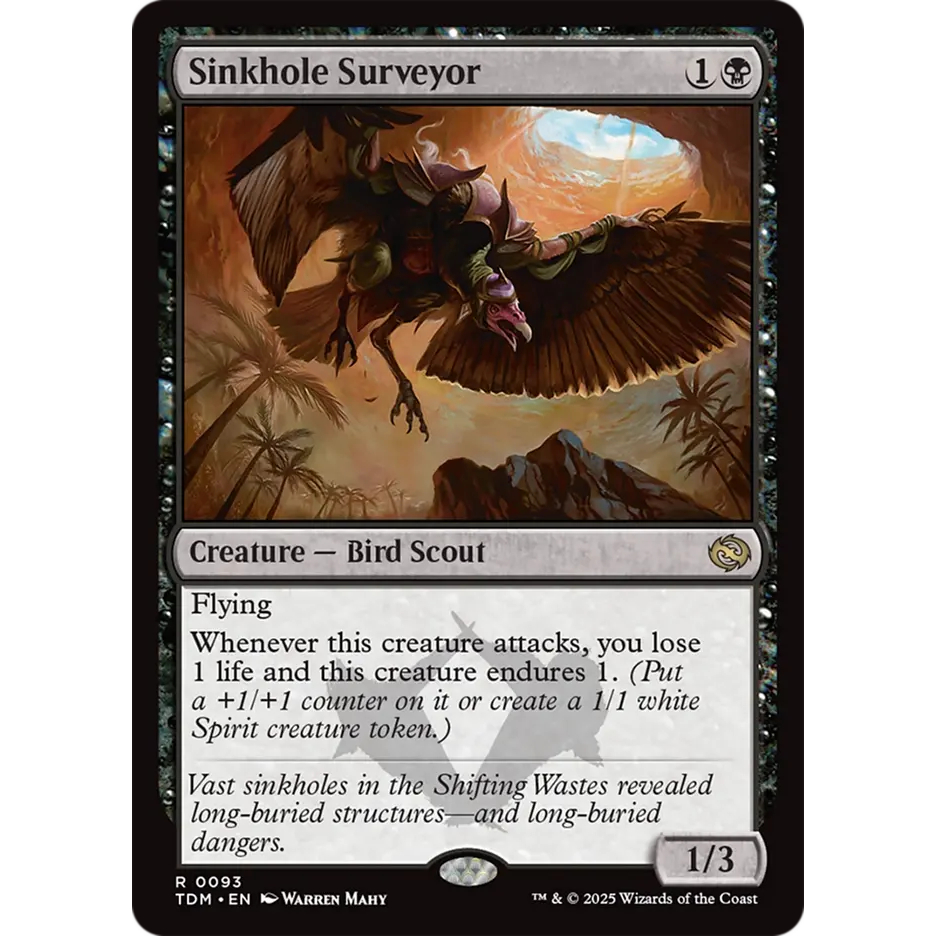 [Tarkir: Dragonstorm] - [TDM] - [Sinkhole Surveyor] - (R) - [2025]