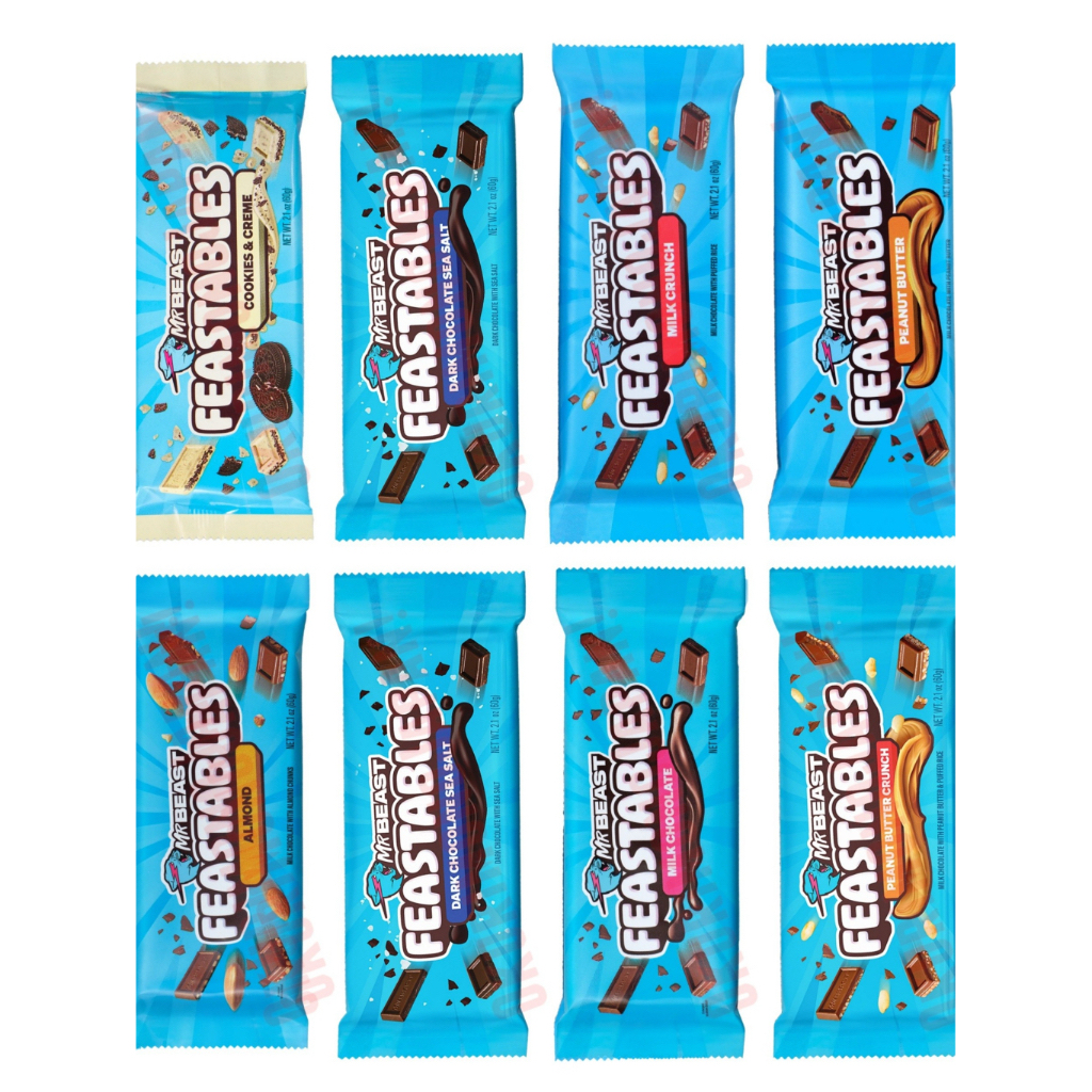 [สูตรใหม่พร้อมส่ง!!] มิสเตอร์บีท Mr Beast Feastables Chocolate