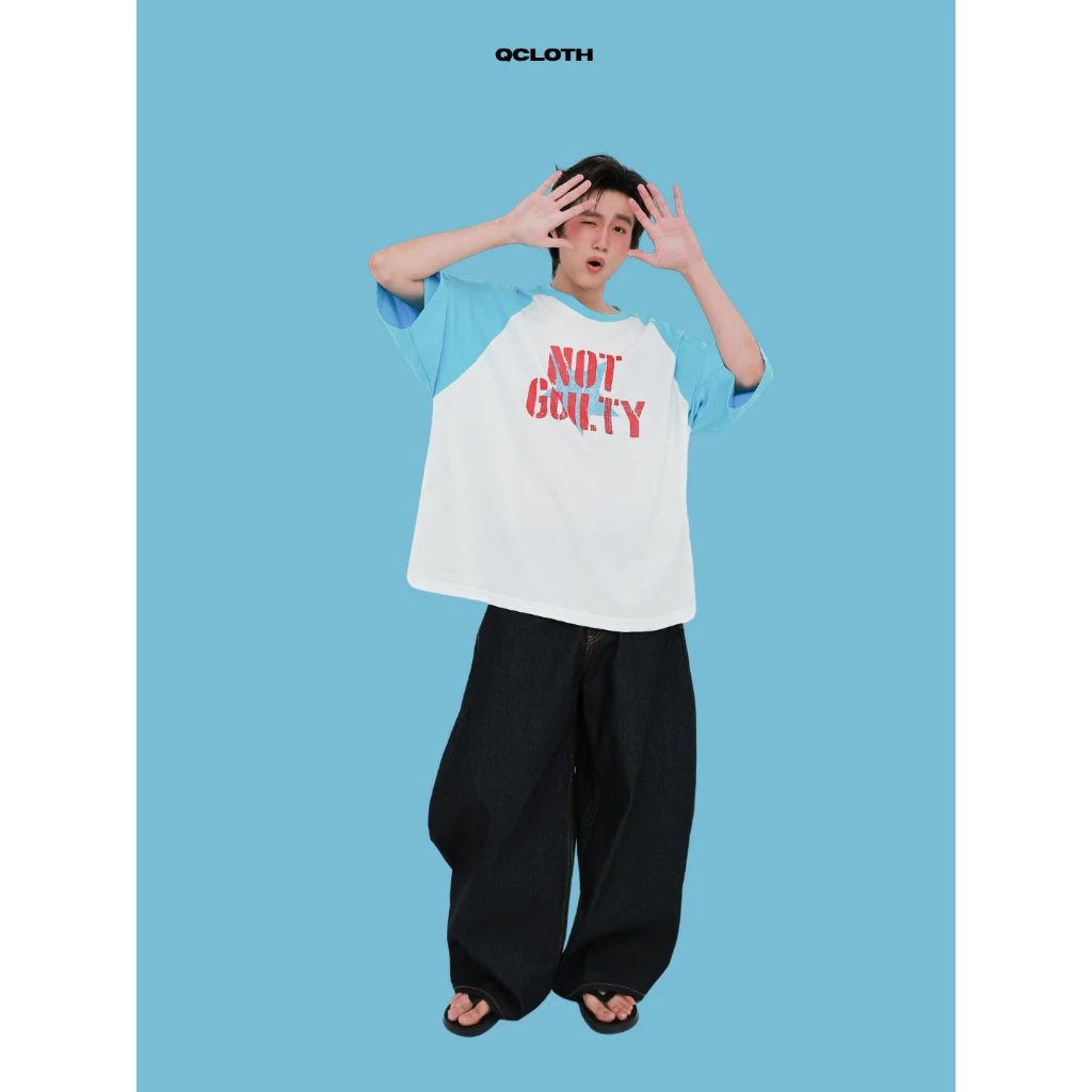 QCLOTH : NOT GUILTY SKY OVERSIZE