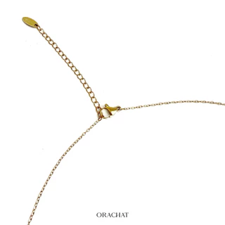 Orachat | Rainbow 14k necklace. (สร้อยคอตัวเรือนสแตนเลส)