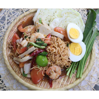 บะหมี่จัดชุดอั่งเปา (บะหมี่เปลือย) ไม่มีเครื่องปรุง