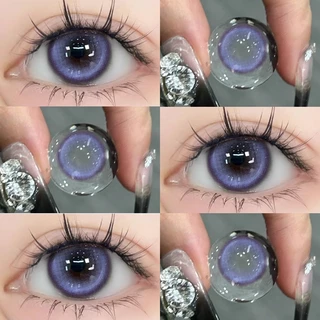 【Purple Series】shinye คอนแทคเลนส์ Seductive Violet/ Dream Purple ตาใหญ่ ลายฮิต ขายดีมาก DIA14.5mm ,HC862-4