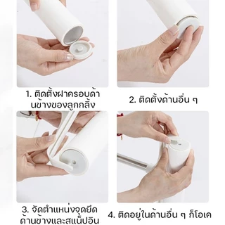 🔥ไม้ม็อบชุดลูกกลิ้งทำความสะอาด ลูกกลิ้งเก็บขน เศษฝุ่น เศษผม ด้ามจับปรับความยาวได้ แปรงกำจัดขน ที่รูดทำความสะอาด มีรี