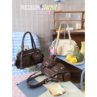 8anglesshop: Medium Sway 🏸 กระเป๋าทรง Cargo 13.5 นิ้ว มีสายยาว ใส่Ipadได้ หนังกันน้ำ กันรอย ✨ E008