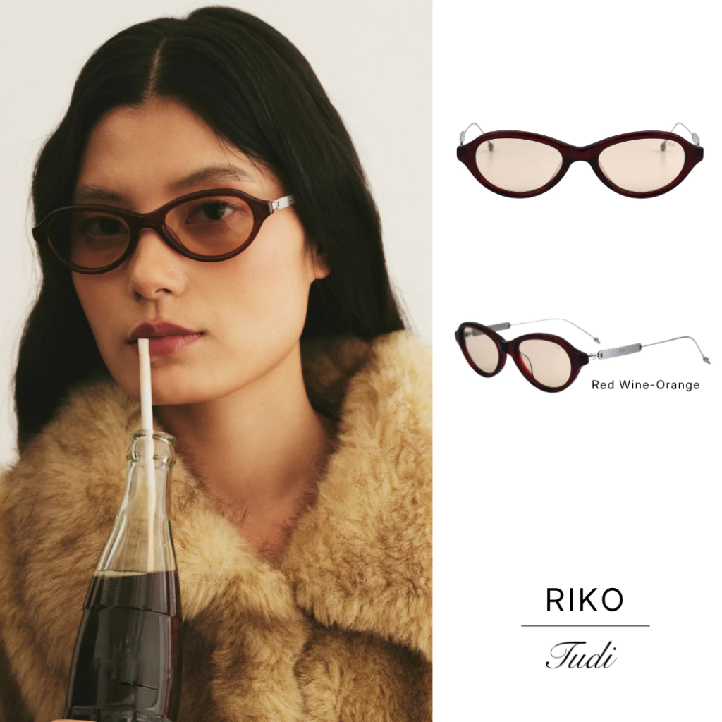 แว่นกันแดด TUDI รุ่น RIKO เลนส์UV400 / UV100% Protection ทรงโบว์ดีไซน์แฟชั่น ที่ให้ลุคหวานเท่และดูมีเสน่ห์