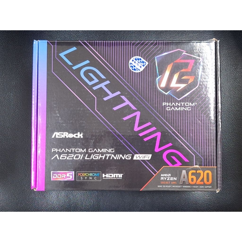 เมนบอร์ดมือ✌️ ASROCK A620I LIGHTNING WIFI (AMD SOCKET AM5 DDR5 MINI-ITX) ประกันยาว