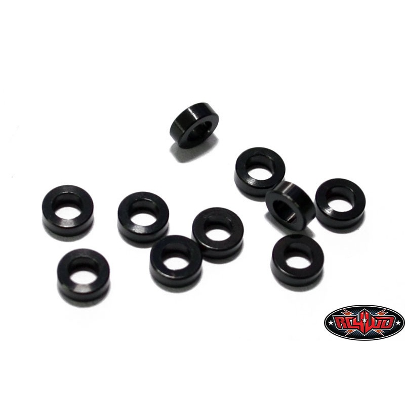 RC4WD 2mm Black Spacer Z-S0600 with M3 Hole (10)