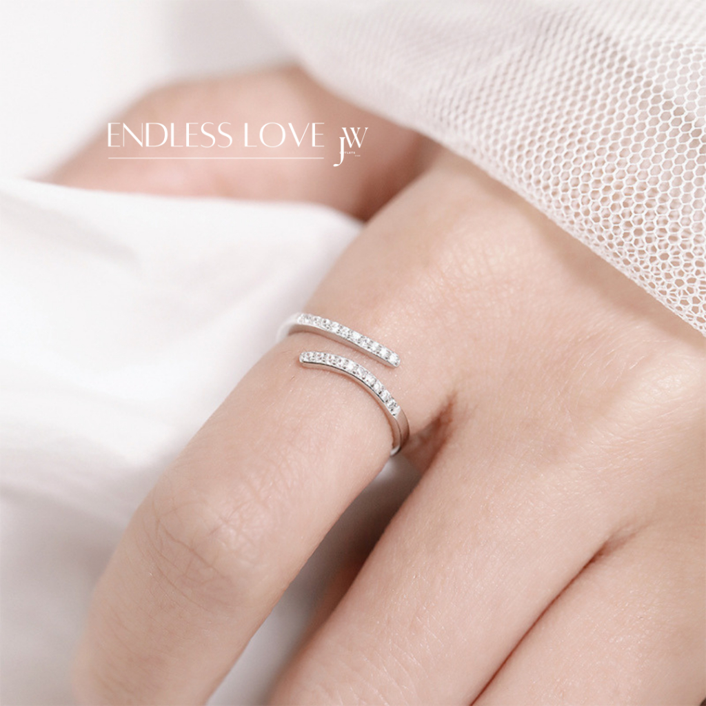 OUTLETS ล้างสต็อกจากโรงงานตรง แหวน Endless Love แหวนเงิน แหวนแฟชั่น แหวนปรับขนาด แหวนสวยๆ แหวนวินเทจ