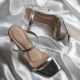 YOURSHOES B70 / รองเท้าส้นสูง 4 นิ้ว รองเท้าส้นเข็มหนังเงา รองเท้าผู้หญิง