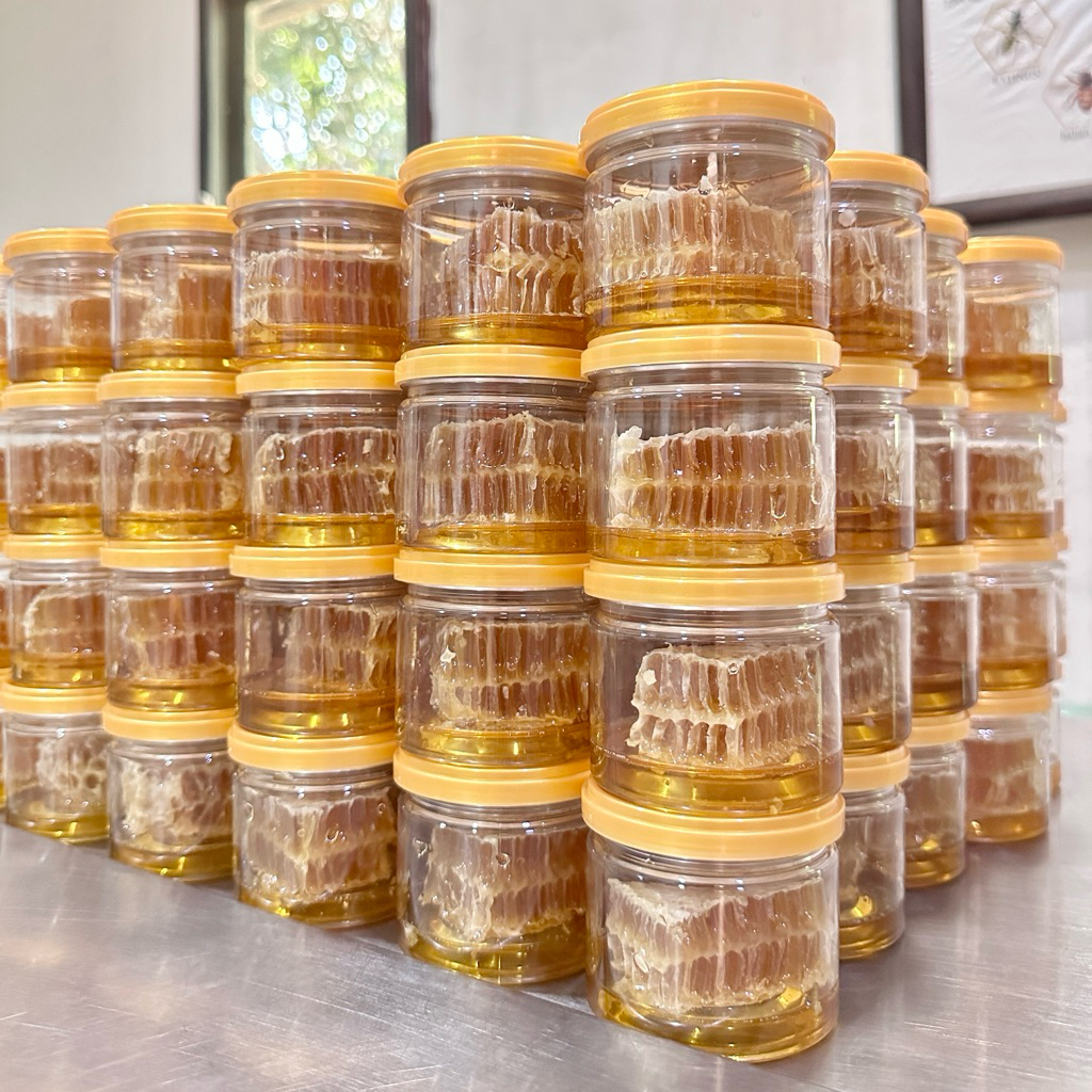 รวงผึ้ง 85 กรัม 12 กระปุก (Honeycomb) ออร์แกนิก [ มี อย. ] และ [ มาตรฐาน GAP ] ธรรมชาติ 100%