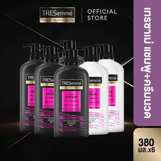 เซ็ต เทรซาเม่ แชมพู x4 & ครีมนวด x2 (เลือกสูตรด้านใน) TRESemme Shampoo x4 & Hair Conditioner x2