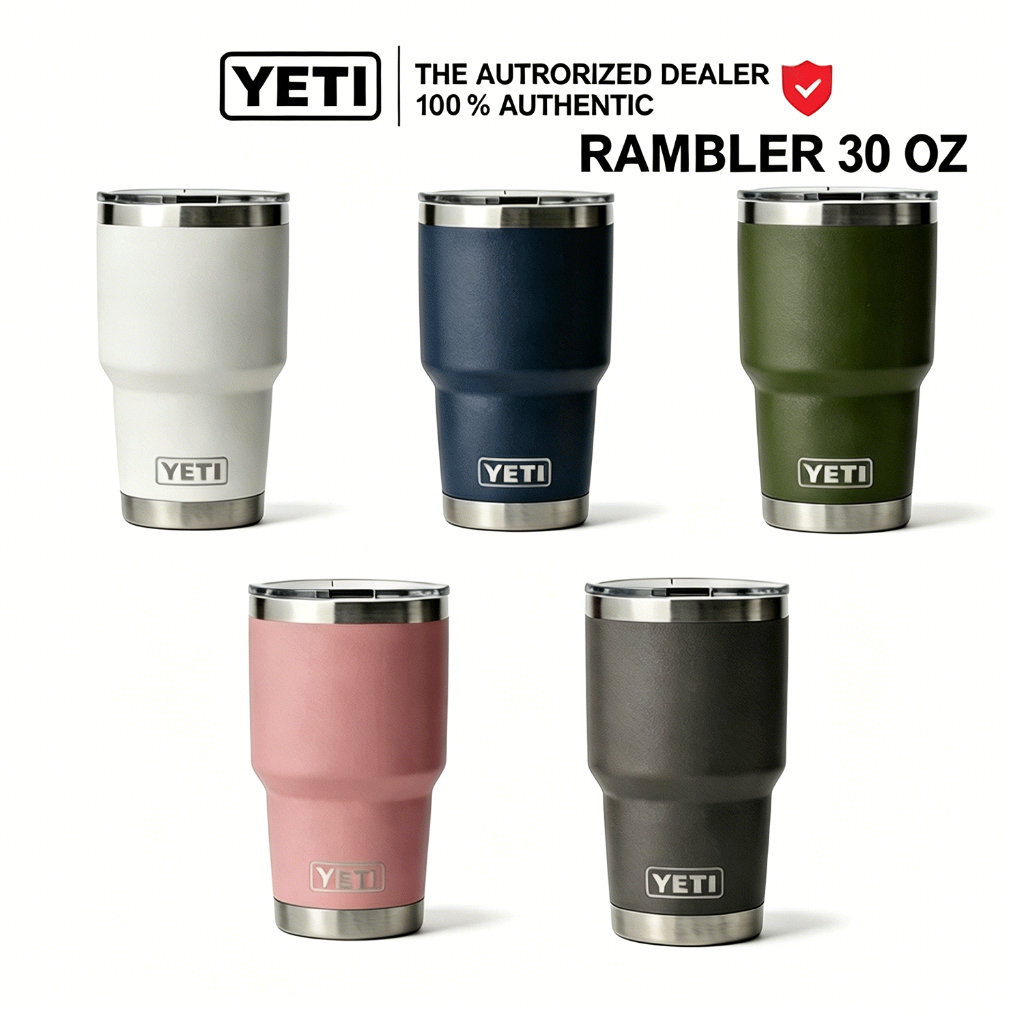 YETI แก้วเยติ เก็บความเย็น รุ่น RAMBLER 30 OZ TUMBLER