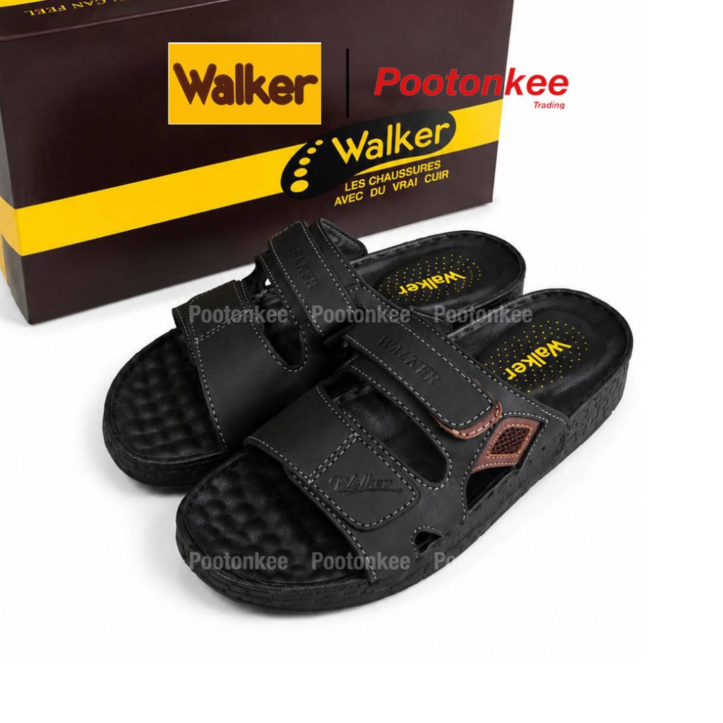 Walker صندل رجالي جلد طبيعي WB 723 — صورة 2