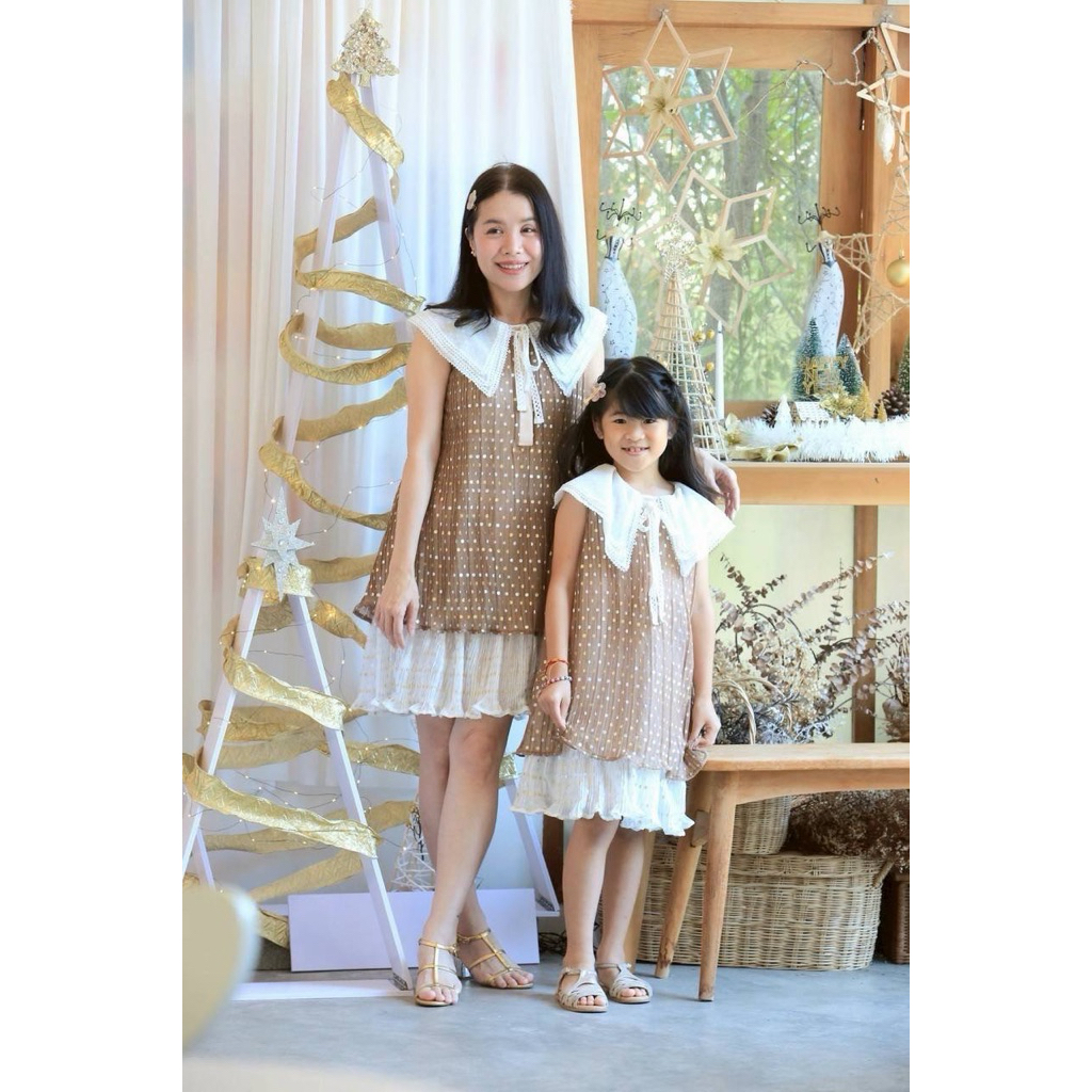 ส่งต่อ ของใหม่ Tiny Tale เดรสพลีทคุณแม่ Size L อก 38 ไม่เคยซักไม่เคยใส่