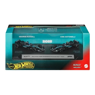 Hot Wheels Premium Formula 1 2-Pack ฮอตวีลส์ พรีเมียม ฟอร์มูลาวัน กล่องคู่ คละแบบ JMM89 (956A) TH