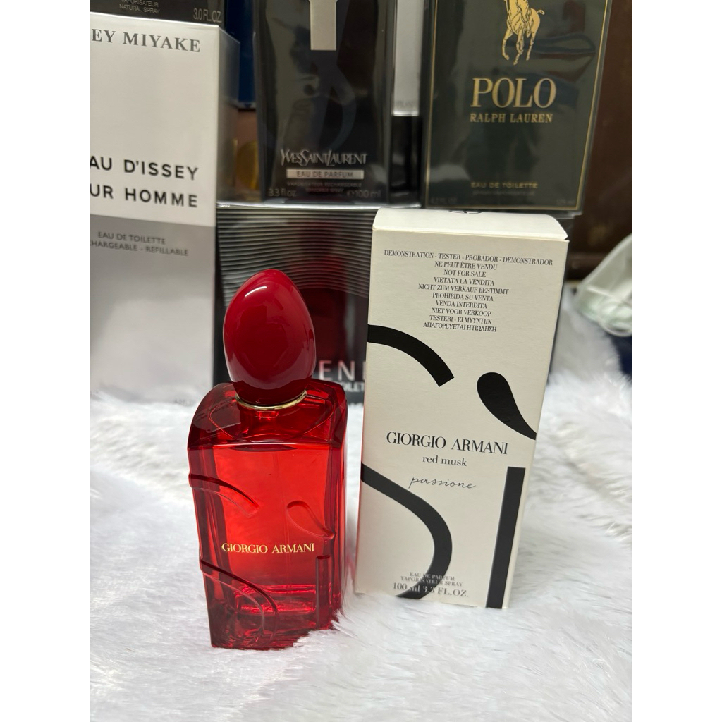 น้ำหอมแท้GIORGIO ARMANI (passione red musk edp 100ml)