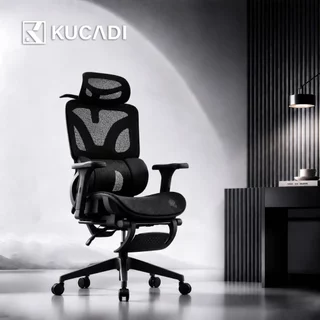 KUCADI เก้าอี้สุขภาพ Ergonomic Chair Office Chair COD ระบบรองรับหลังแบบ3โซน รับน้ำหนักได้ 200 กิโลกรัม [รับประกัน 5 ปี]