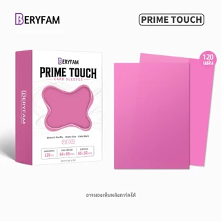 120ใบ BERYFAM ซองใส่การ์ดสี สลีฟ สำหรับ วันพีซ นารูโตะ โปเกมอน Disney Lorcana PRIME TOUCH ซองใส่การ์ด matte Blueberry