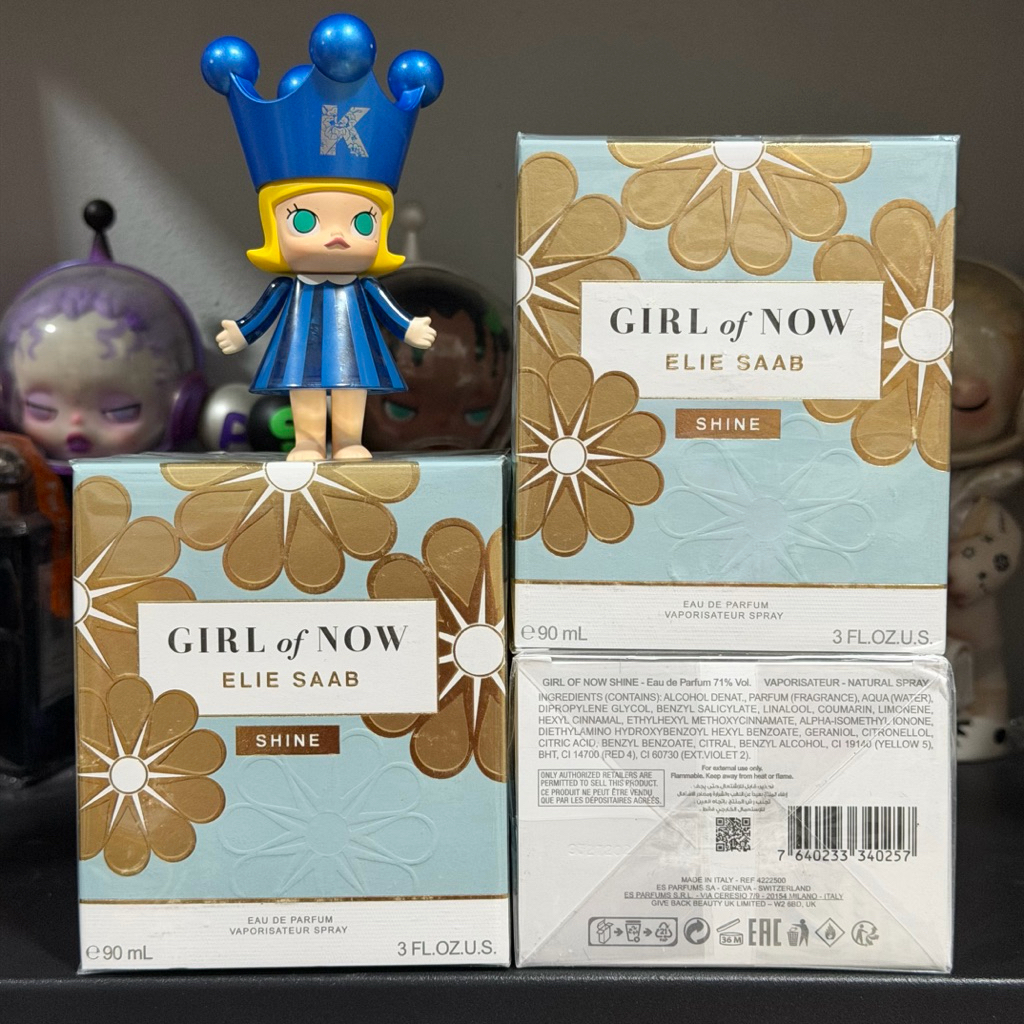 น้ำหอม Elie Saab Girl of Now SHINE 90ml กล่องซีล ปี19 น้ำหอมแท้ล้าน%