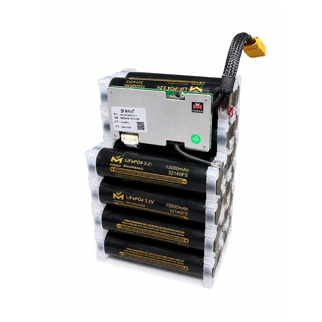 แบตเตอรี่ 8s2p 28V 30,000mAh Bms 60A JBD 32140 mpower พร้อมใช้งาน