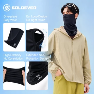 SOLOEVER หมวกโจรสลัดแบบมีเชือกผูกปิดหน้า ระบายอากาศได้ดี ระบายเหงื่อได้สวยงาม ชุดที่ดูดีมีสไตล์