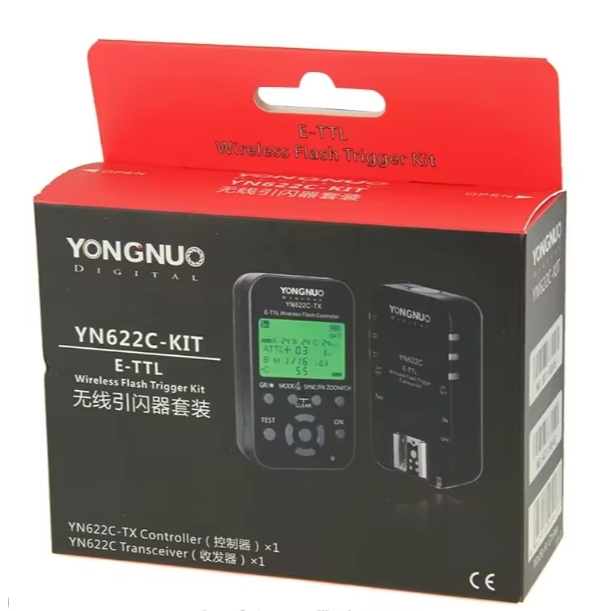 FLASH TRIGGER YONGNUO YN622C-KIT FOR CANON / Nikon ชุดสั่งแฟลช ไวเลส  ประกันศูนย์ในไทย 1 ปี