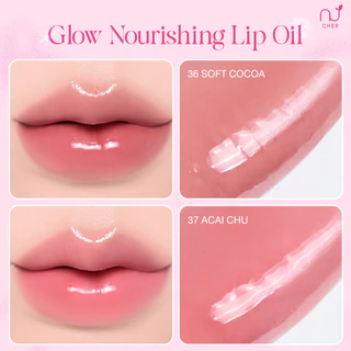 CHER Glow Nourishing Lip Oil เฌอ โกลว์ นอริชชิ่ง ลิป ออยล์ช่วยให้ริมฝีปากฉ่ำ และอวบอิ่มเพิ่มความเงางาม