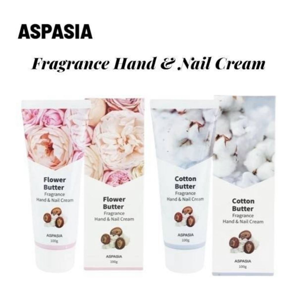 นำเข้าจากเกาหลี🇰🇷 ASPASIA Fragrance Hand & Nail Cream ครีมบำรุงมือและเล็บ 100g.