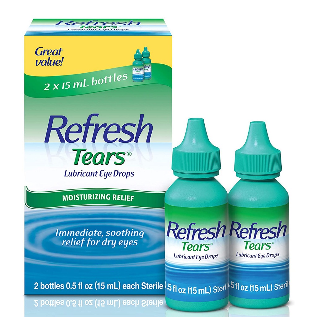 Refresh tear สำหรับคนตาแห้ง ขนาด 15ml 2 ขวด