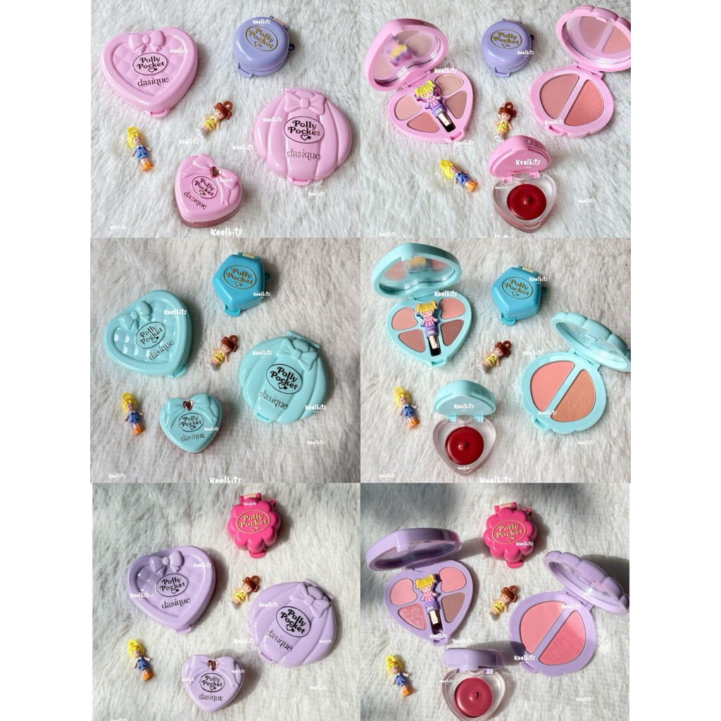 พร้อมส่ง Dasique x Polly Pocket Shadow Palette Blush On