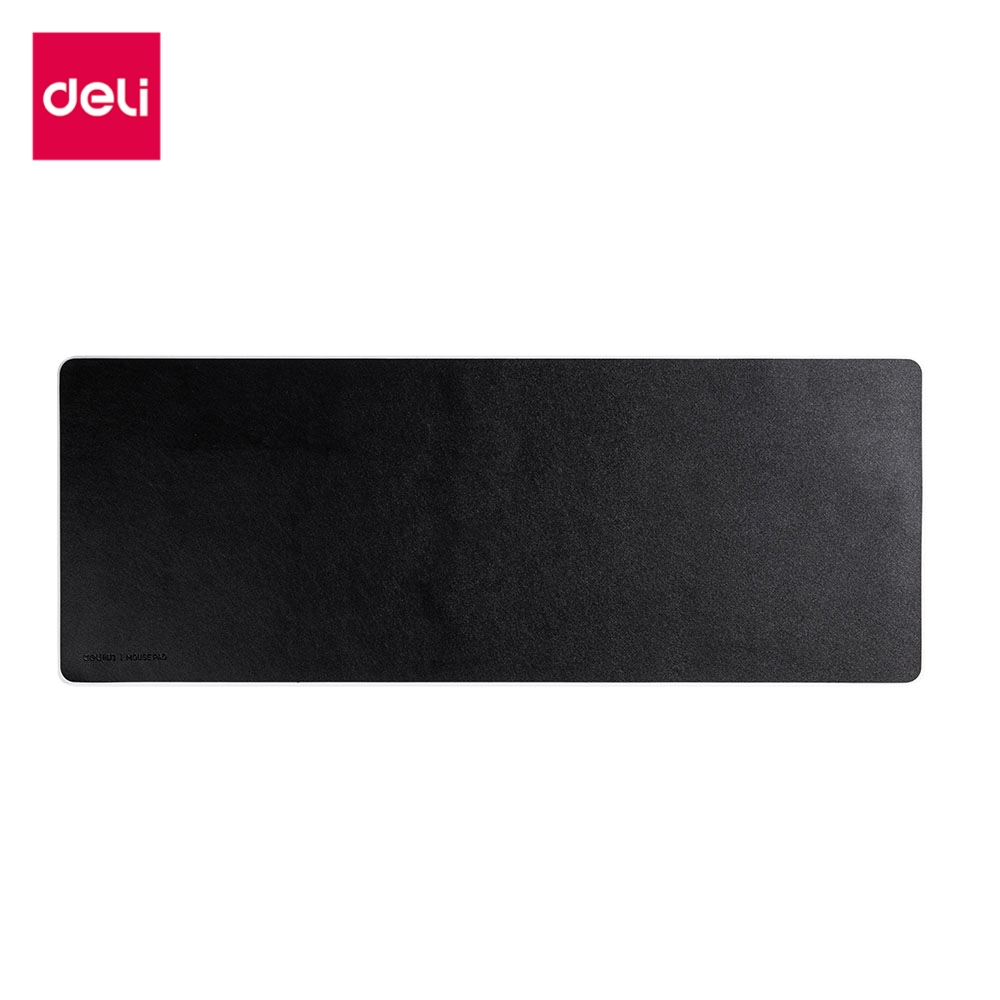 Deli แผ่นรองเมาส์ ขนาด 80x30 ซม แผ่นรองเม้า แผ่นรองเมาส์ขนาดใหญ่ ที่รองเมาส์ หนัง เลื่อนเมาส์สบาย Mo