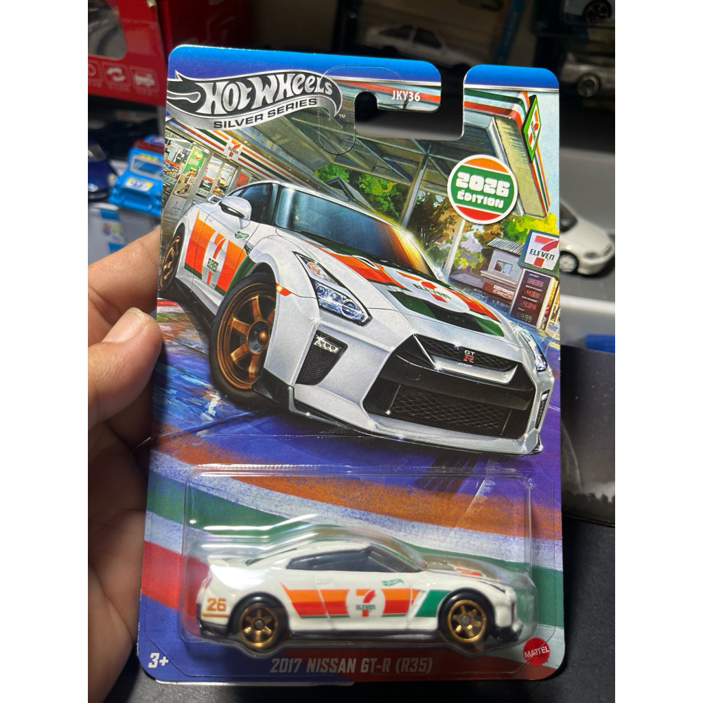 hotwheels gtr r35 ลาย 7-11