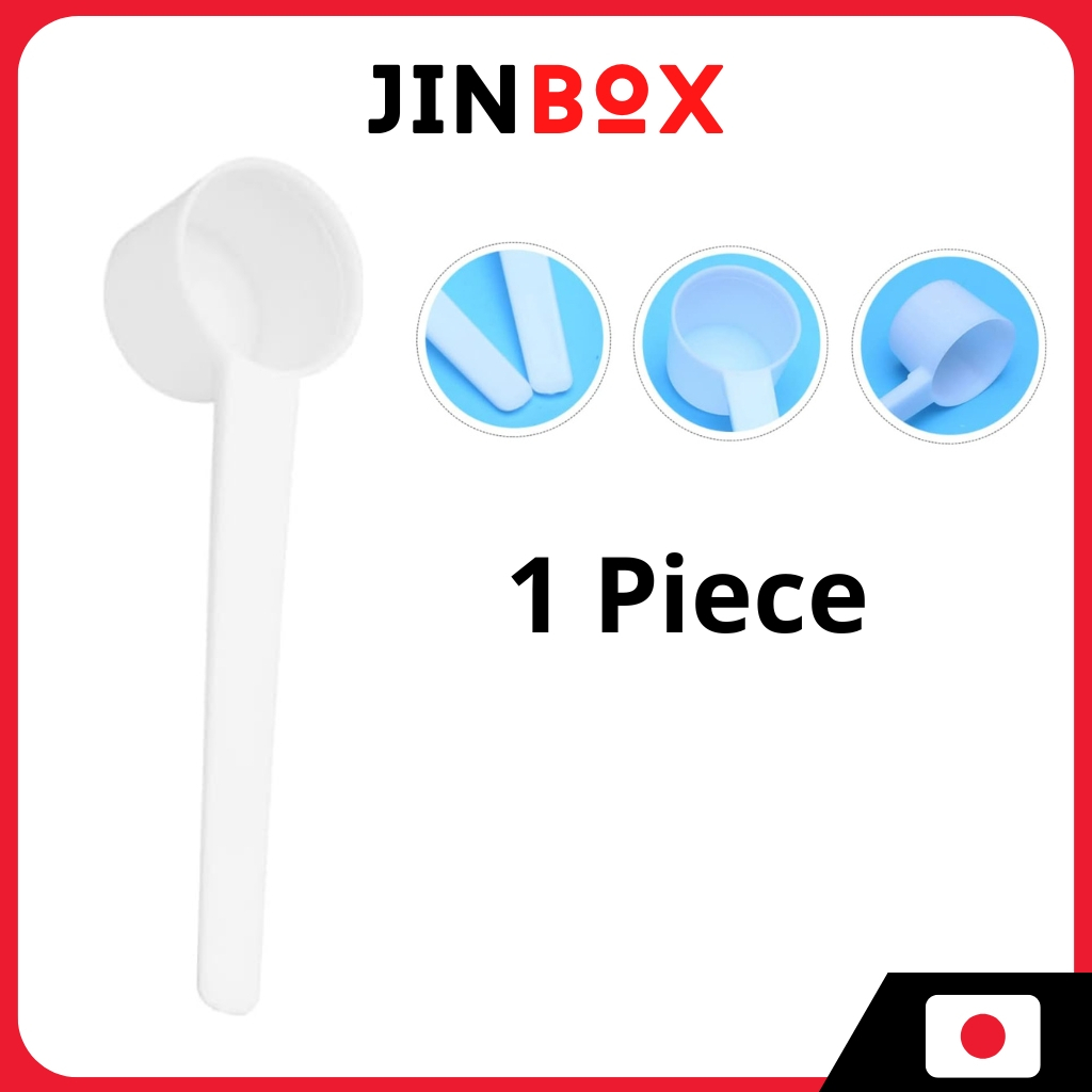 Measuring Spoon Scooper for Containers Reusable Coffee Collagen Powder Scoop 1 Piece Medication Kitchen 1 Scoop Coffee Spoon Household Measuring Spoon Newborn Powdered Milk Plastic White