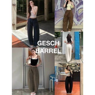 Geschwisters"Gesch barrel pants กางเกง barrel ทรงสวยพรางหุ่น"พร้อมส่ง