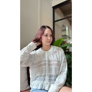 PREPEAR STUDIO Lace top เสื้อลูกไม้แขนยาว
