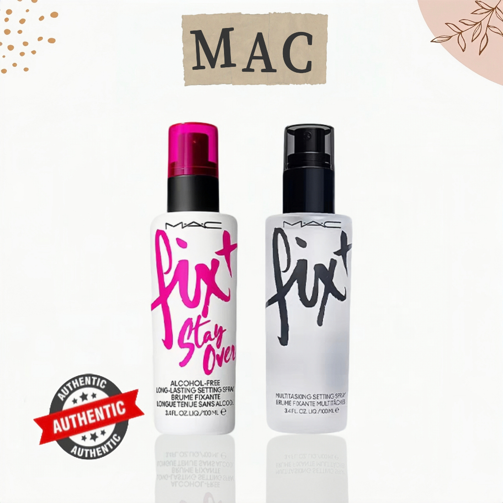 MAC Prep + Prime Fix+ สเปรย์น้ำแร่เนื้อบางเบา ล็อคเมคอัพติดทน ผิวฉ่ำโกลว์ธรรมชาติ