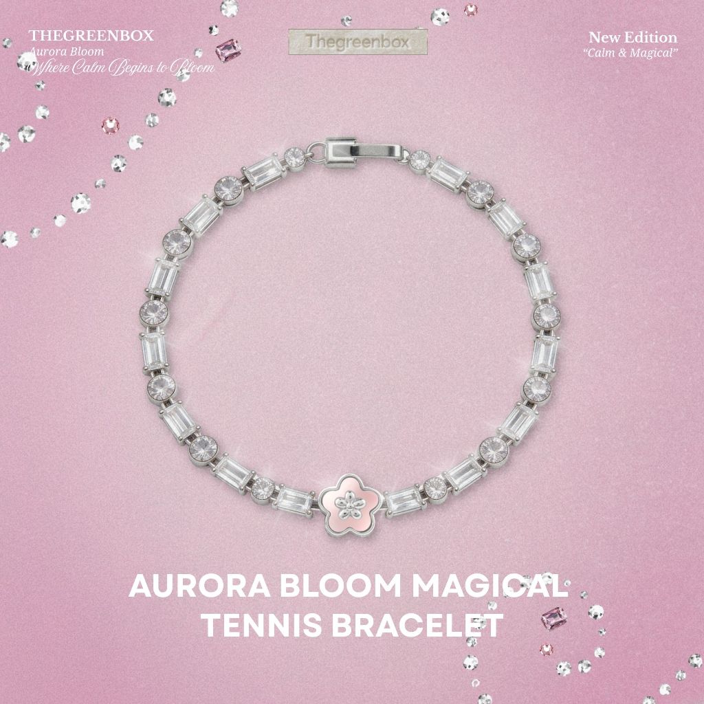 กำไล Aurora Bloom Magical Tennis Bracelet (แนะนำวัดข้อมือก่อนสั่ง) - The Green Box