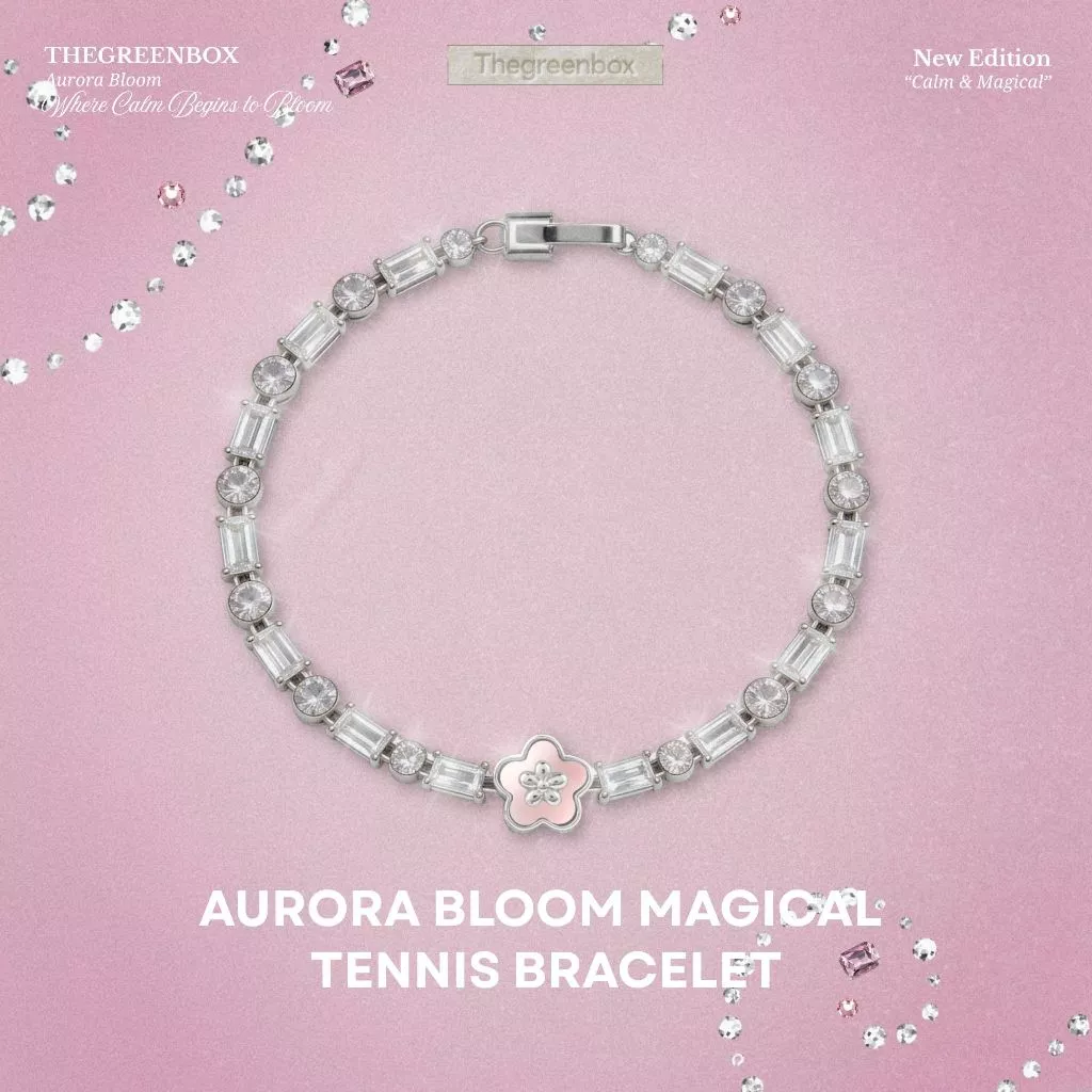 กำไล Aurora Bloom Magical Tennis Bracelet (แนะนำวัดข้อมือก่อนสั่ง) - The Green Box