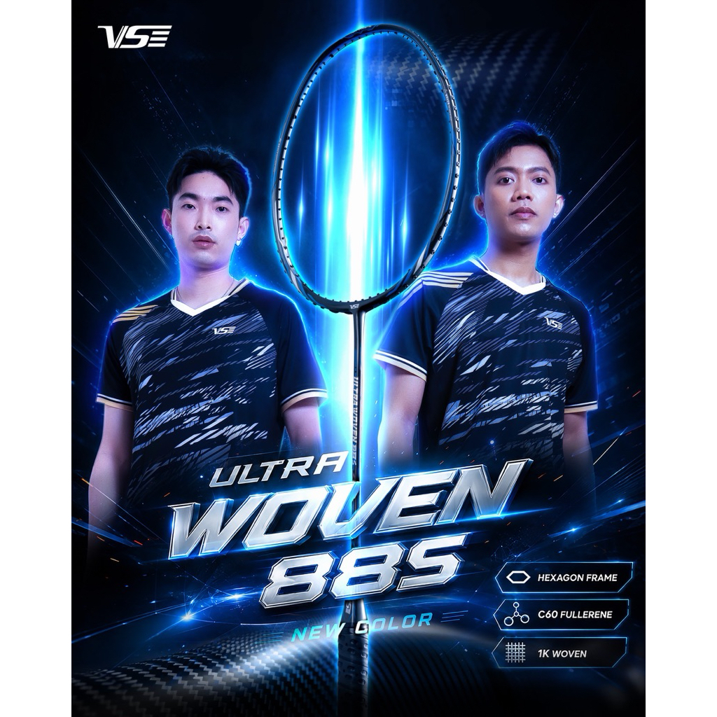 ไม้แบดมินตัน VS ULTRA WOVEN 88S 4U แถม เอ็น พันด้าม ซอง (โปรดอ่านรายละเอียดก่อนสั่ง)