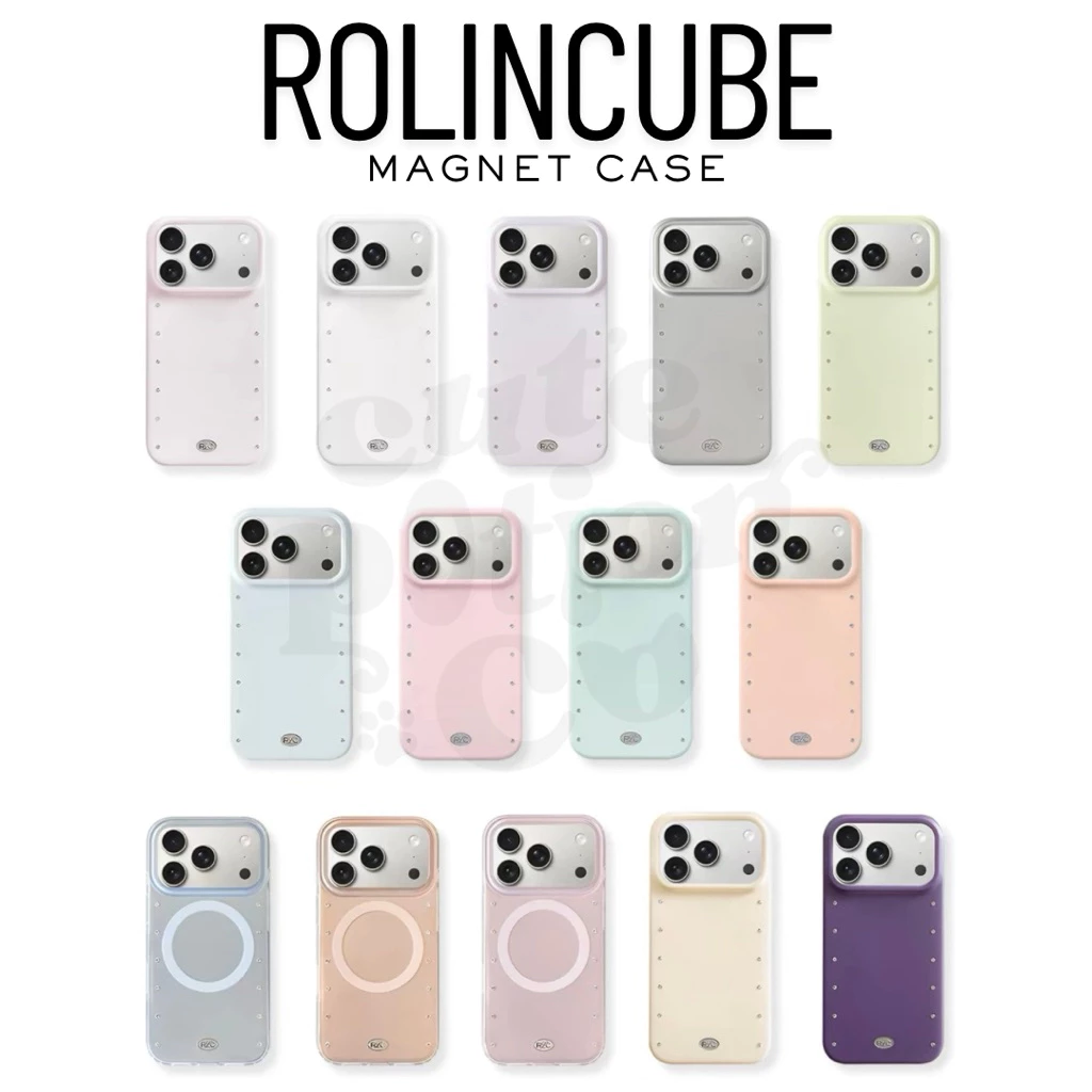 (PRE-ORDER) ROLINCUBE 🎀 IPHONE 17 CASE ✨เคสแม่เหล็ก เคสไอโฟน✨