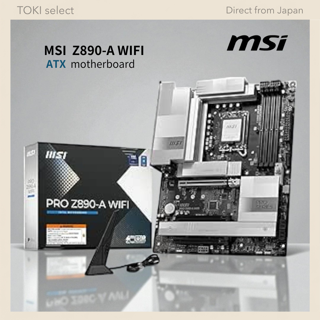MSI PRO Z890-A WIFI ATX LGA1851 DDR5 PCIe 5.0 WiFi7 High-Performance Desktop Motherboard